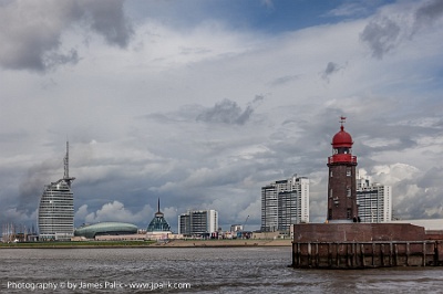 Cityscape from the harber  Bremerhaven, Germany